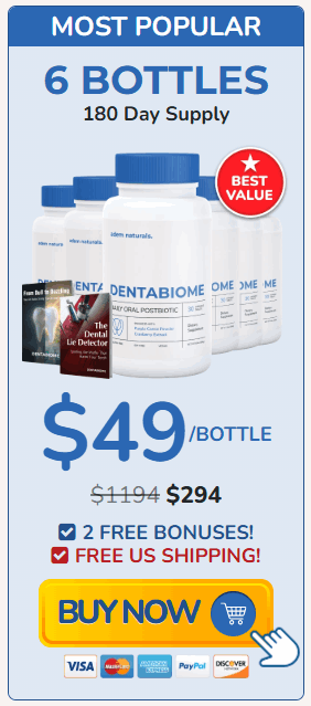dentabiome 6 bottles price